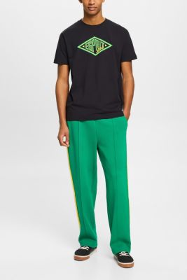 Logo print cotton t-shirt, BLACK, detail-asia image number 3