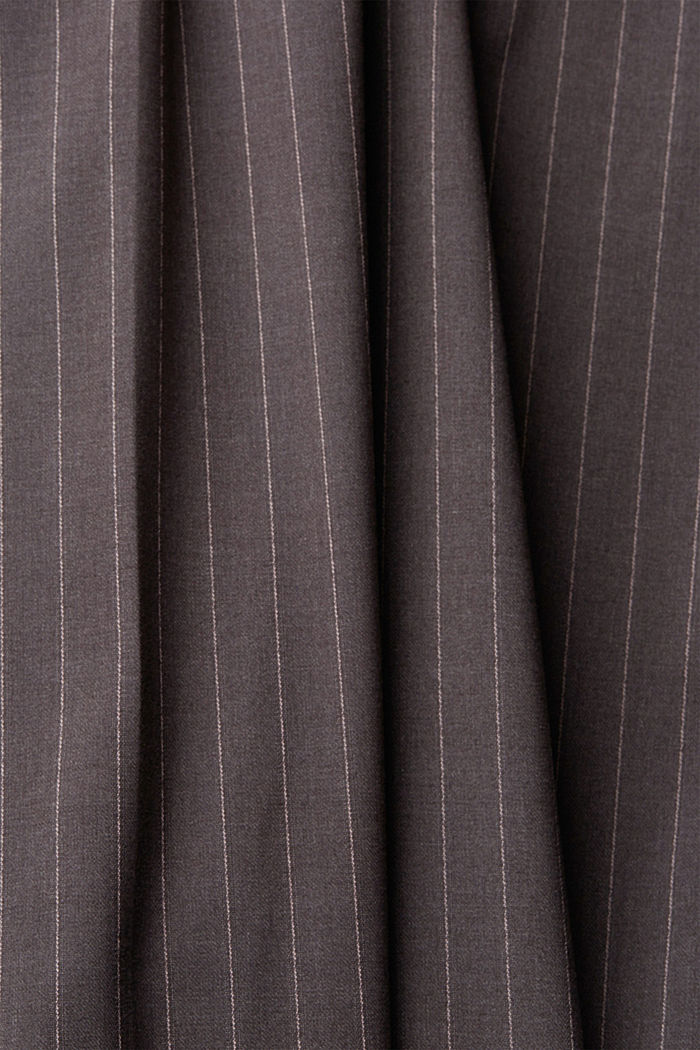 Cropped trousers with pinstripes, MEDIUM GREY, detail-asia image number 5