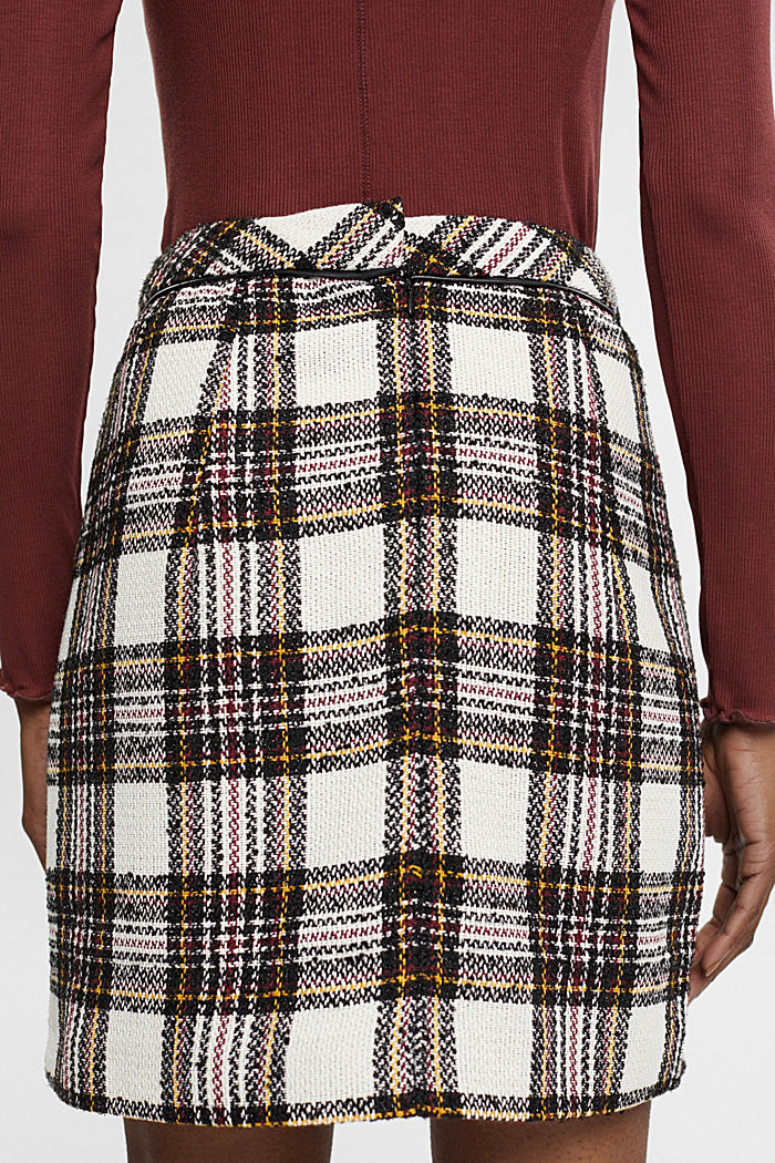 Checked mini skirt, OFF WHITE, detail-asia image number 3