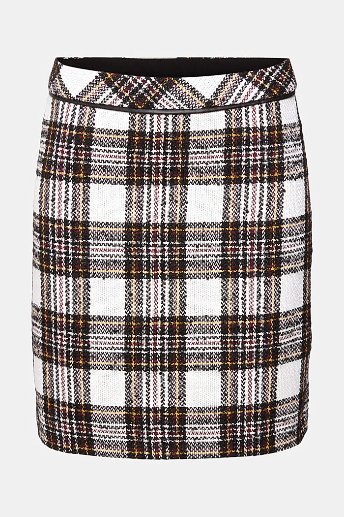 Checked mini skirt, OFF WHITE, detail-asia image number 5