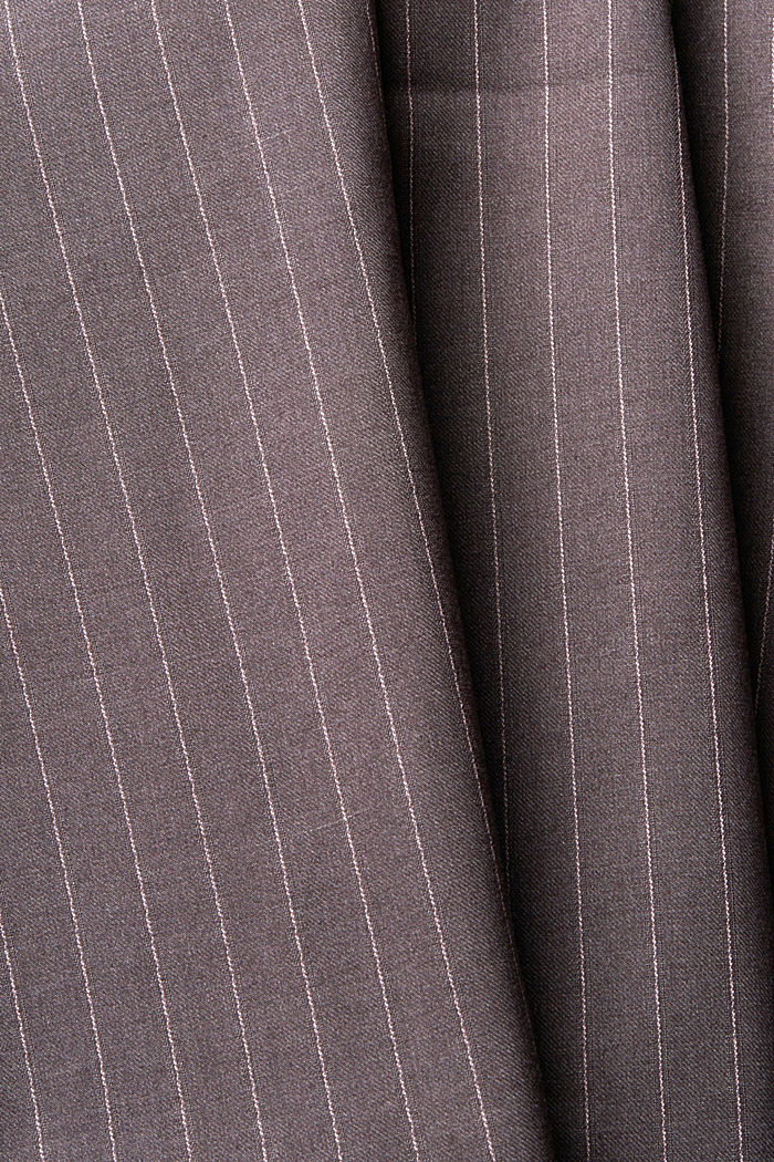 細條紋西裝外套, 灰色, detail-asia image number 4
