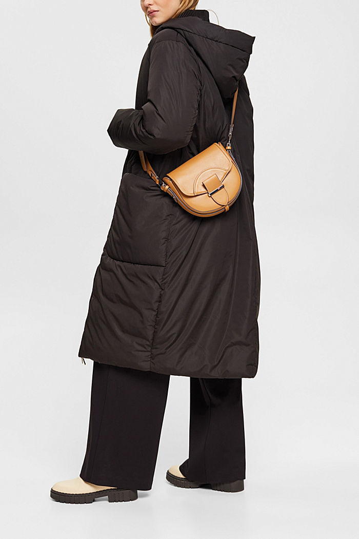 Long, oversized coat, BLACK, detail-asia image number 1