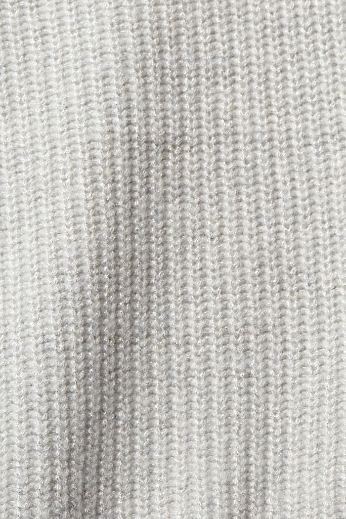 Wool blend jumper, LIGHT GREY, detail-asia image number 5