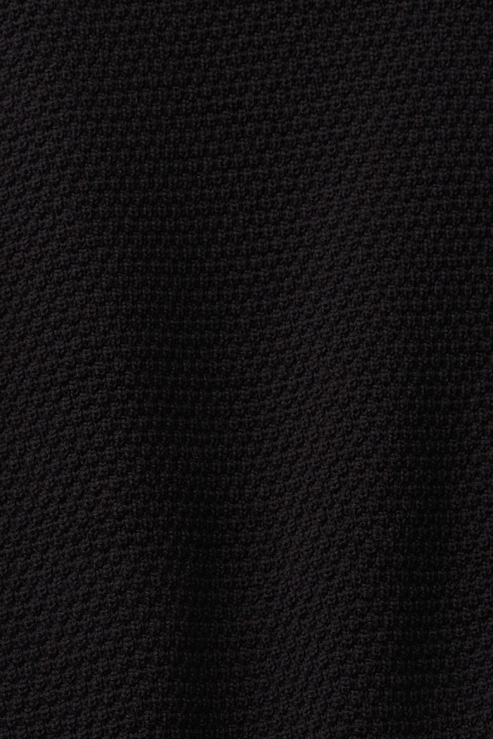 Sleeveless jumper, cotton blend, BLACK, detail-asia image number 5