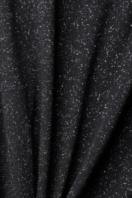Sleeveless glitter top, BLACK, detail-asia image number 5
