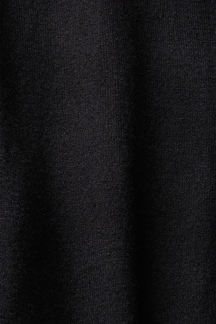 印花套頭毛衣, 黑色, detail-asia image number 4