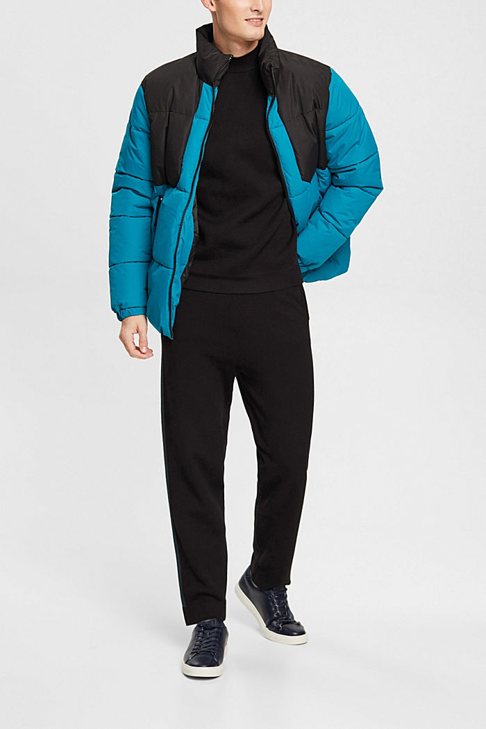모크 넥 스웨터, LENZING™ ECOVERO™, BLACK, detail-asia image number 2