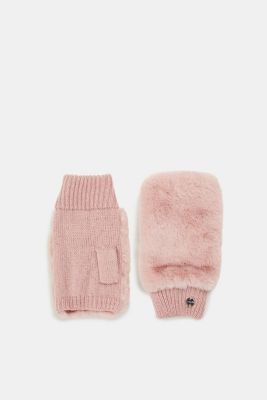 fine knit fingerless gloves