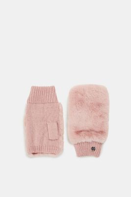 fake fur gloves