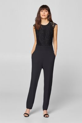 Esprit Jumpsuit aus Spitze und Stoff im Online Shop kaufen