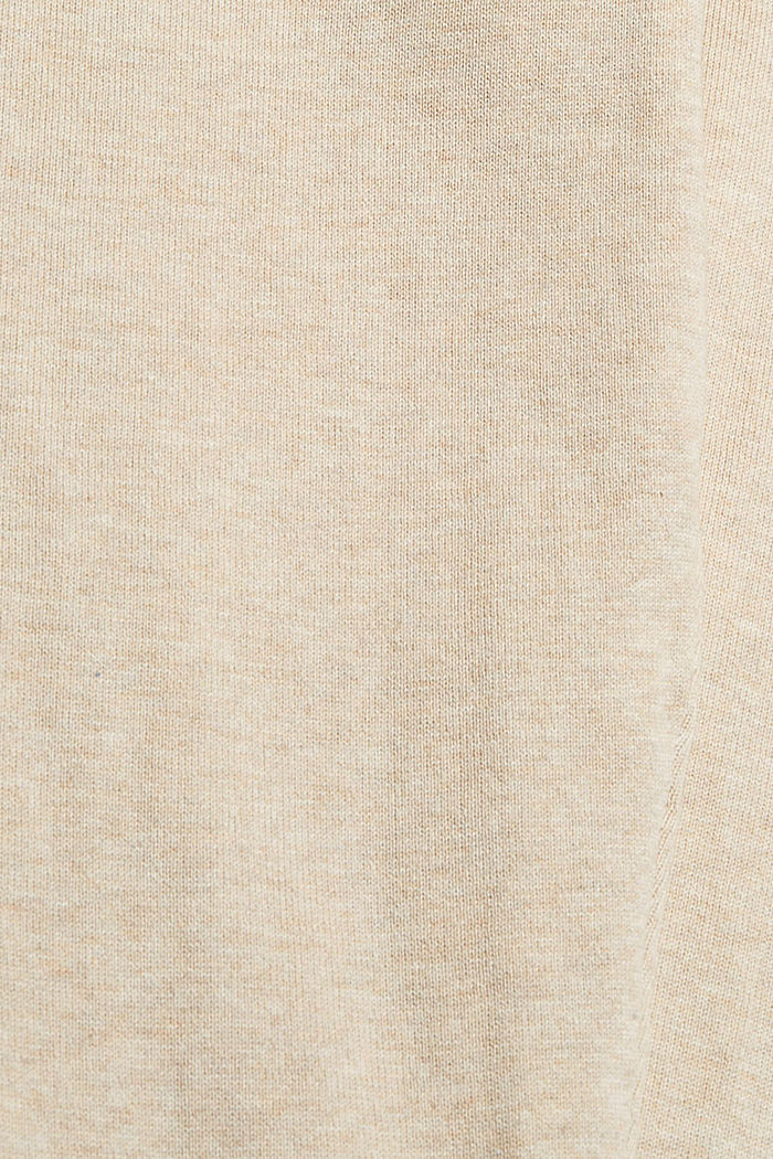 Jogginghose aus Strick, Organic Cotton, BEIGE, detail image number 4