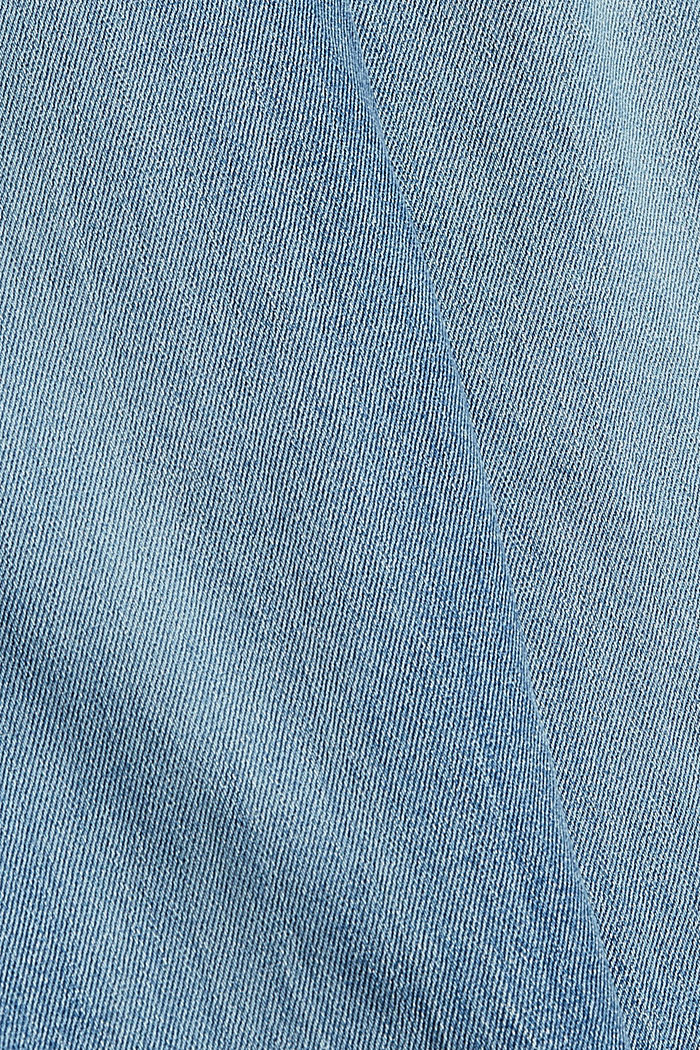 Stretchjeans met garment wash, biologisch katoen, BLUE MEDIUM WASHED, detail image number 4