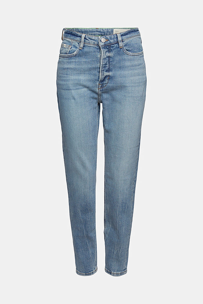 Washed stretch jeans, organic cotton