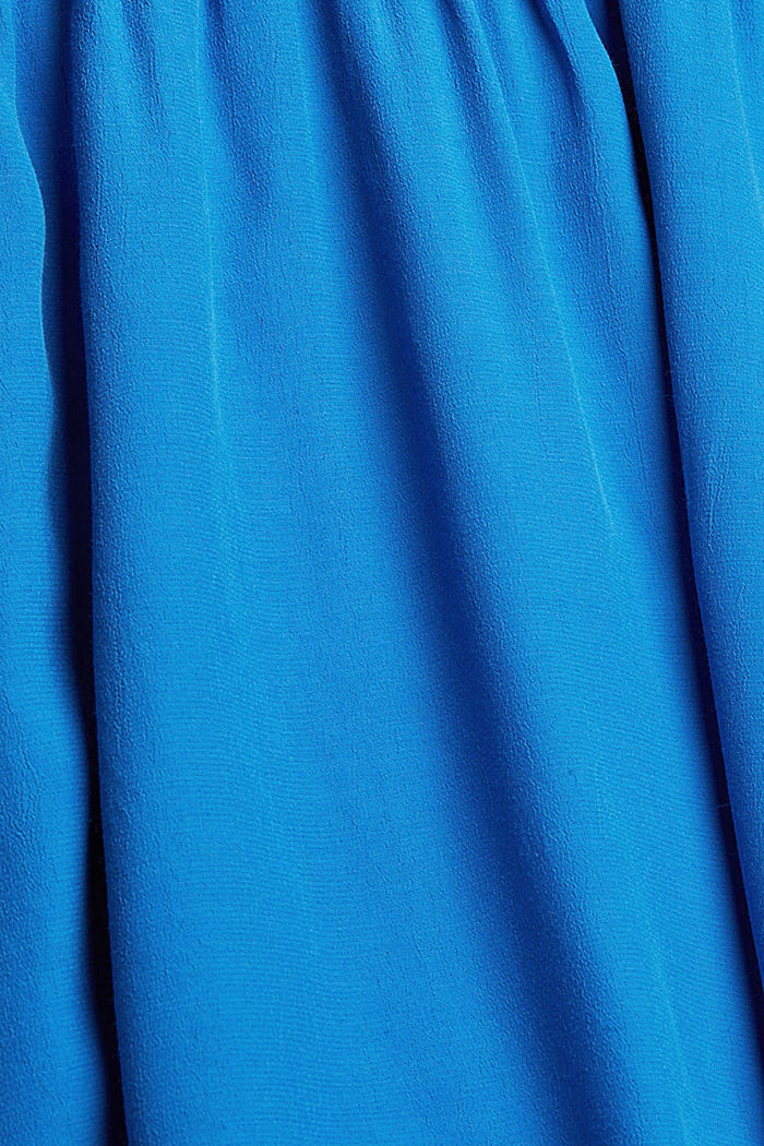 Getailleerde jurk met V-hals, BLUE, detail image number 4