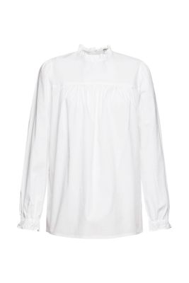 EDC Chemisier en coton orné de ruches