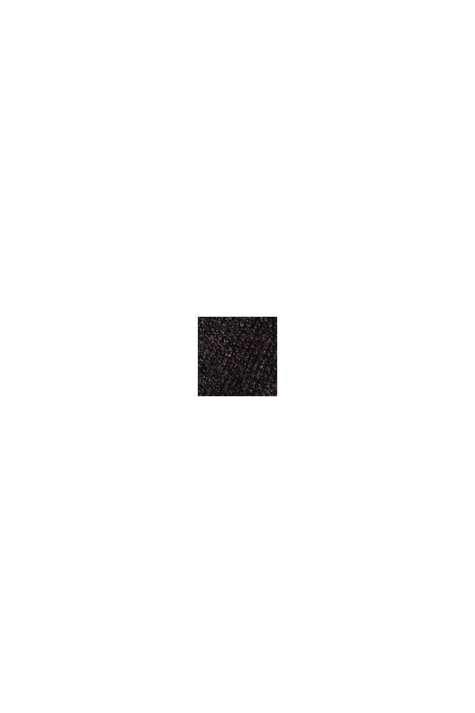 À teneur en laine : le pull-over carré, BLACK, swatch