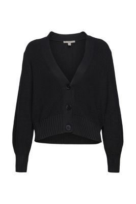 EDC Cardigan à larges bordures côtelées
