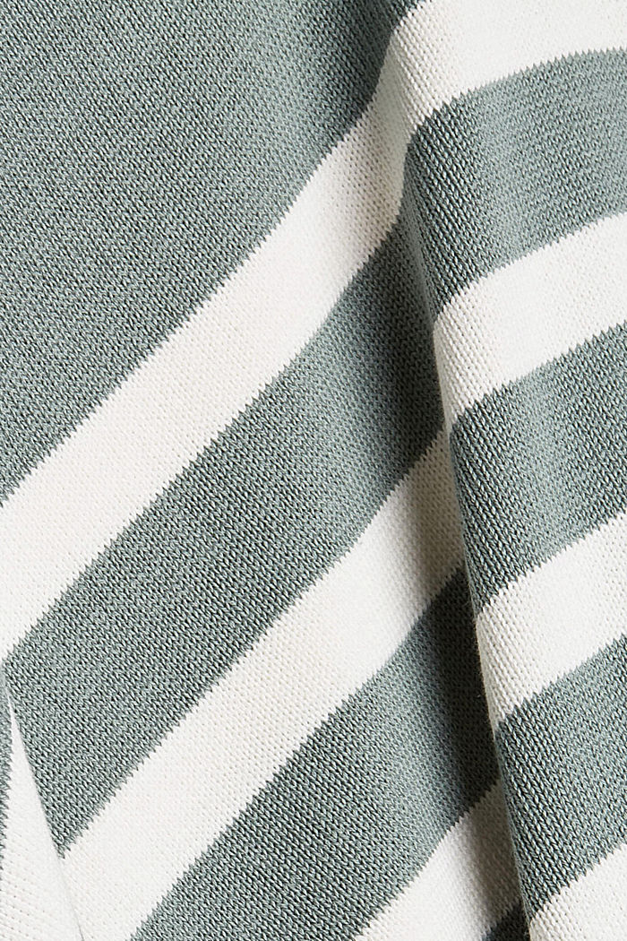 Pull-over rayé à manches larges, LIGHT GREEN, detail image number 4