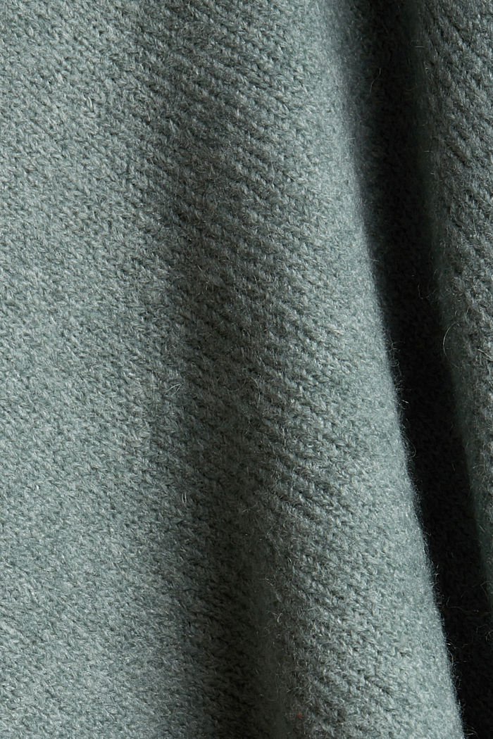 Fashion Sweater, DUSTY GREEN, detail image number 4
