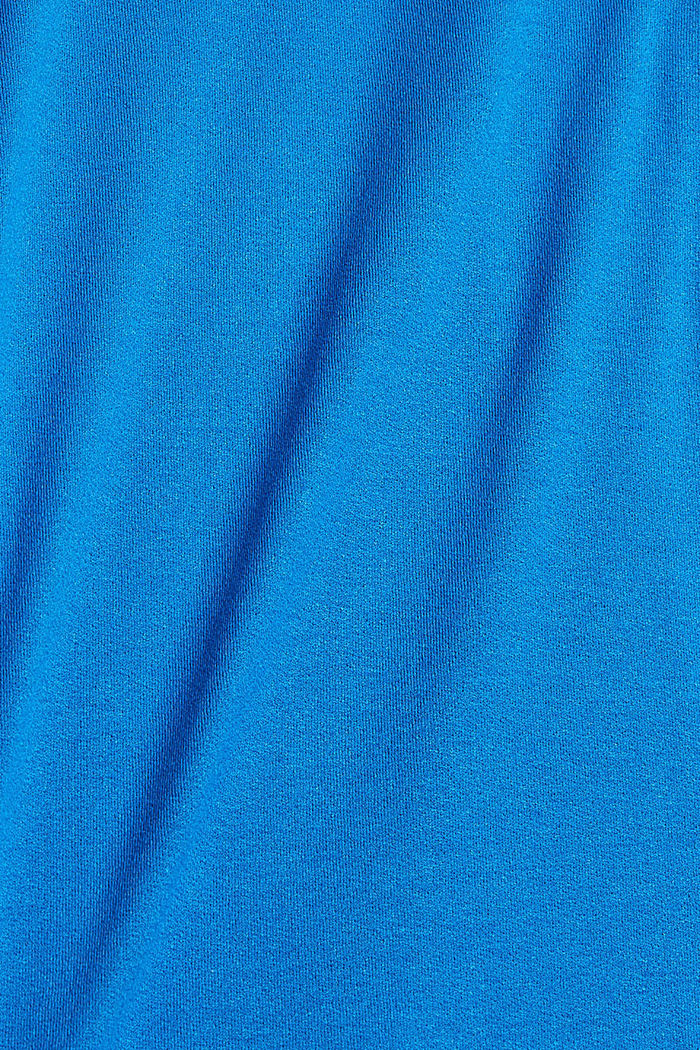 Koszulka z długimi balonowymi rękawami, LENZING™ ECOVERO™, BLUE, detail image number 4