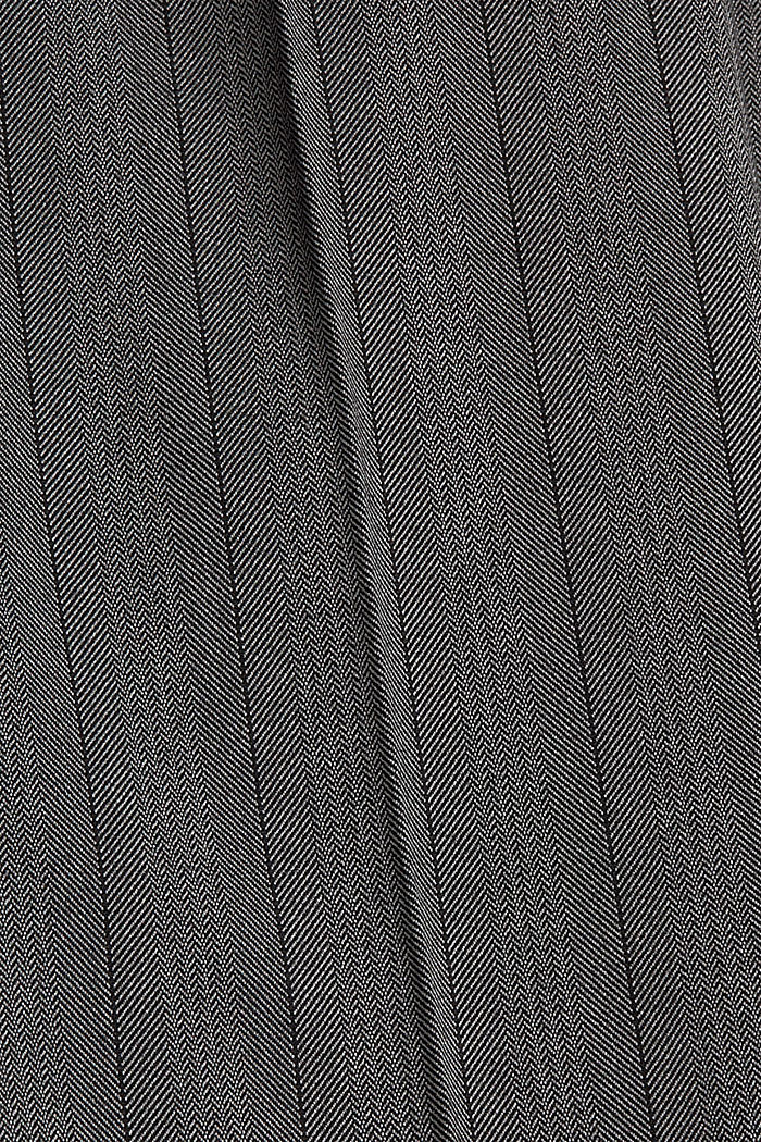 Gerecycled: STRIPE mix + match broek, ANTHRACITE, detail image number 4