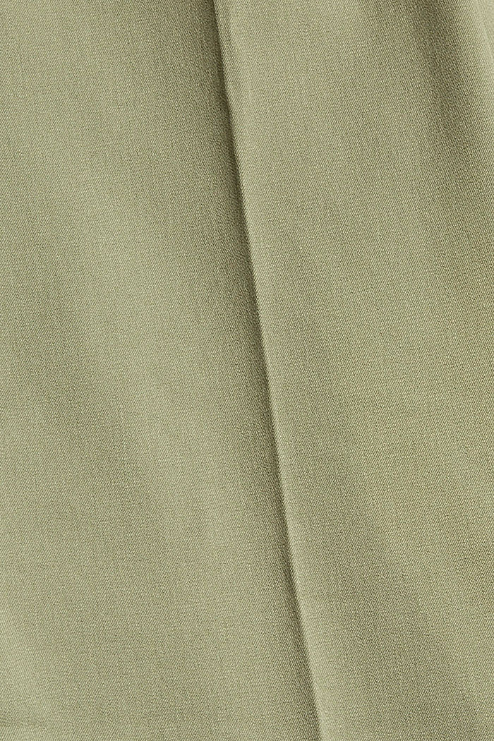 Elastyczne spodnie z mieszanki bawełnianej, LIGHT KHAKI, detail image number 4