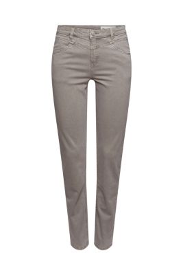 ESPRIT Pantalon stretch à teneur en coton biologique