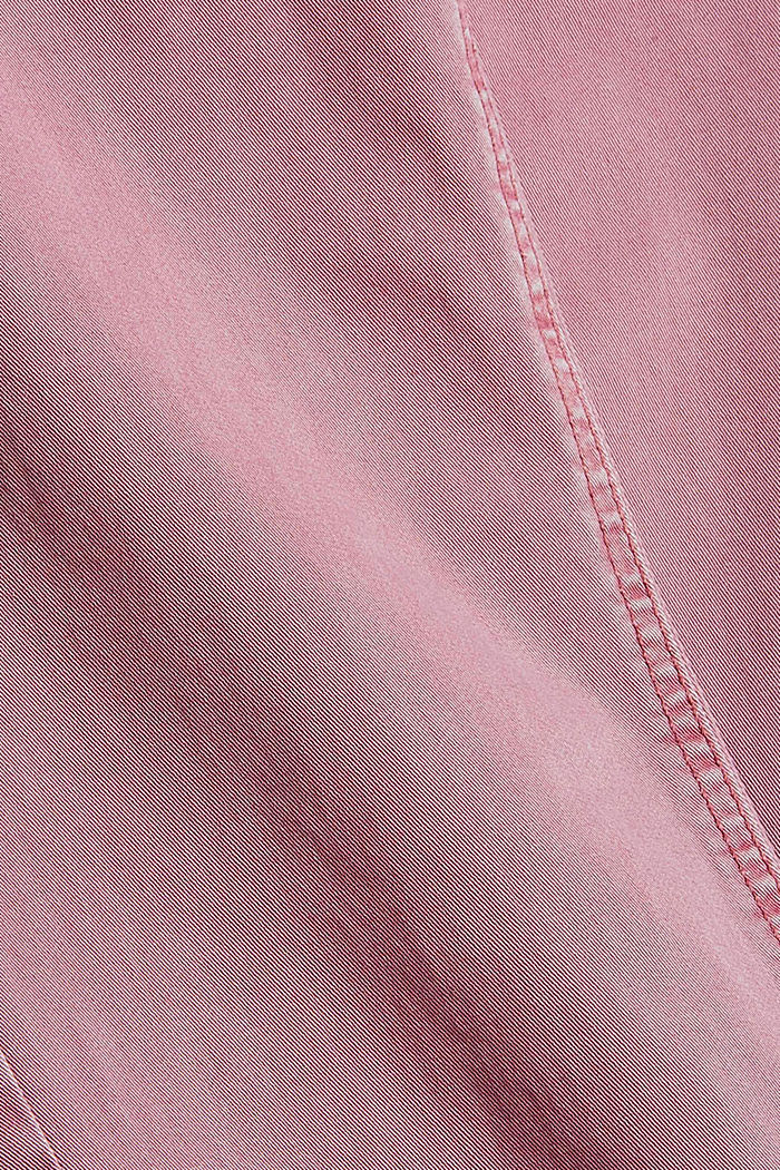 Pantalon stretch à teneur en coton biologique, MAUVE, detail image number 4