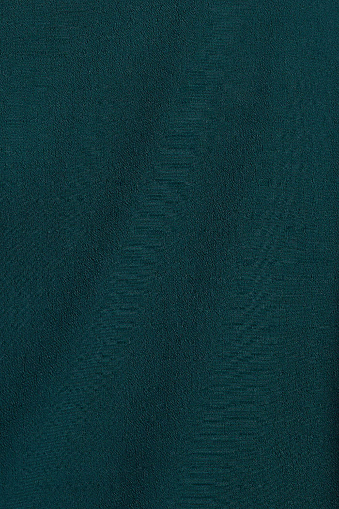 Rusettipusero, jossa LENZING™ ECOVERO™ -kuitua, DARK TEAL GREEN, detail image number 4