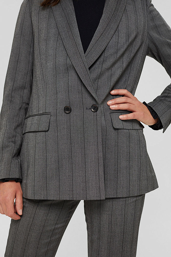 Made of recycled material: STRIPE mix + match blazer