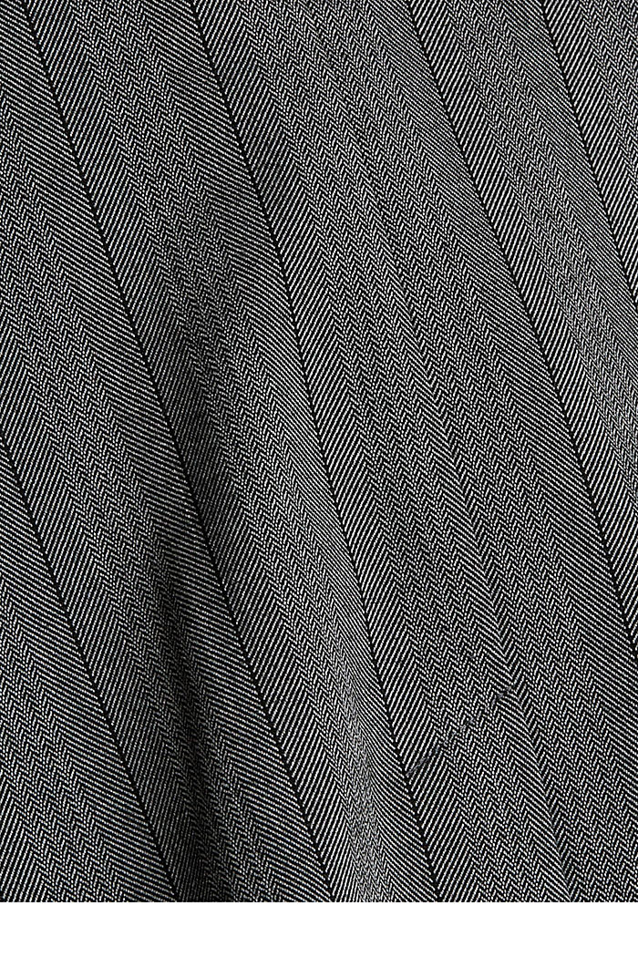 Gerecycled: STRIPE mix + match blazer, GUNMETAL, detail image number 4