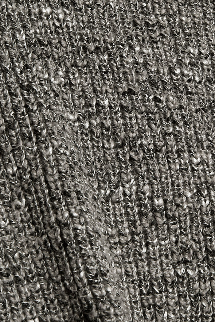 Vest van een mix met biologisch katoen, GUNMETAL, detail image number 4