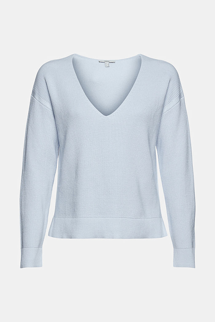 Pletený pulovr ze 100% bavlny