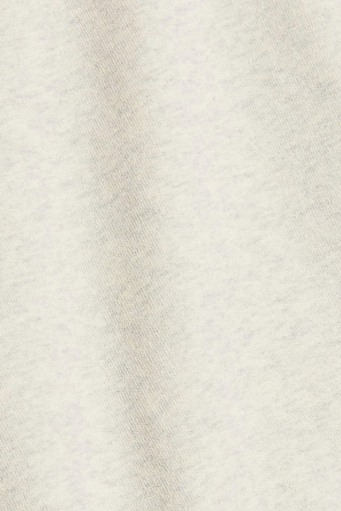 Sweatshirt met opstaande kraag en knopen, OFF WHITE, detail image number 4