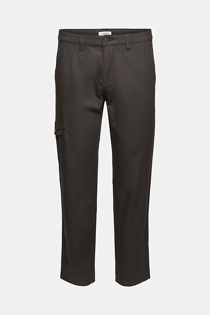 Trousers in a cargo style made of an organic cotton blend