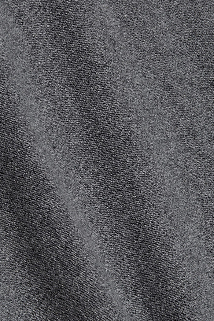 En matière recyclée : le pull-over à teneur en laine, DARK GREY, detail image number 4
