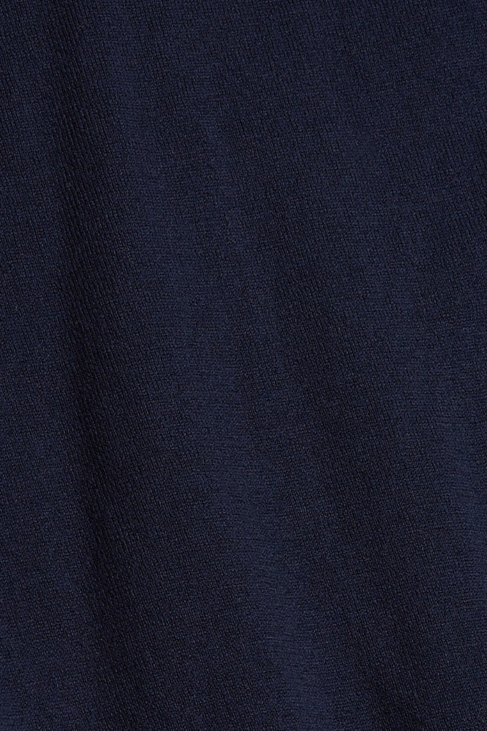 En matière recyclée : le cardigan à teneur en laine, BLACK, detail image number 4