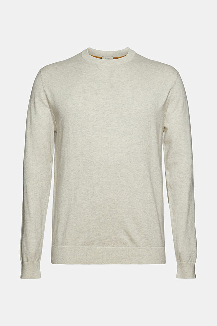 Fine knit jumper with cashmere