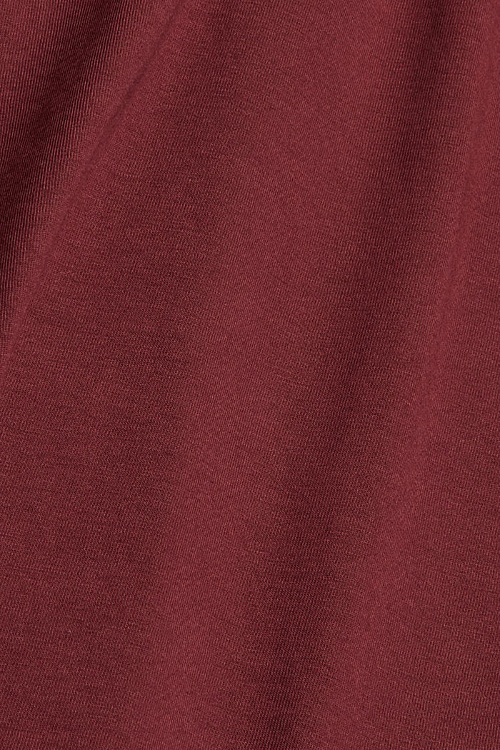 T-Shirts, BORDEAUX RED, detail image number 4