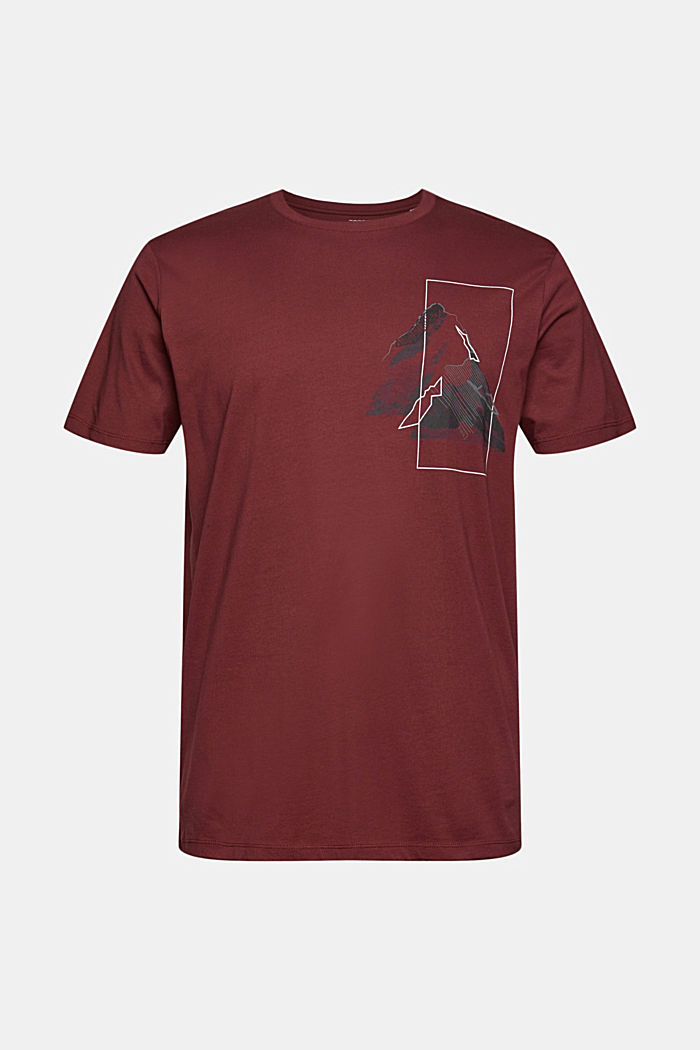 T-Shirts, BORDEAUX RED, overview