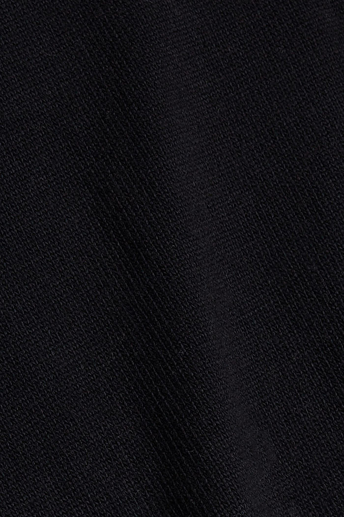 Met kasjmier: trui met polokraag, BLACK, detail image number 4