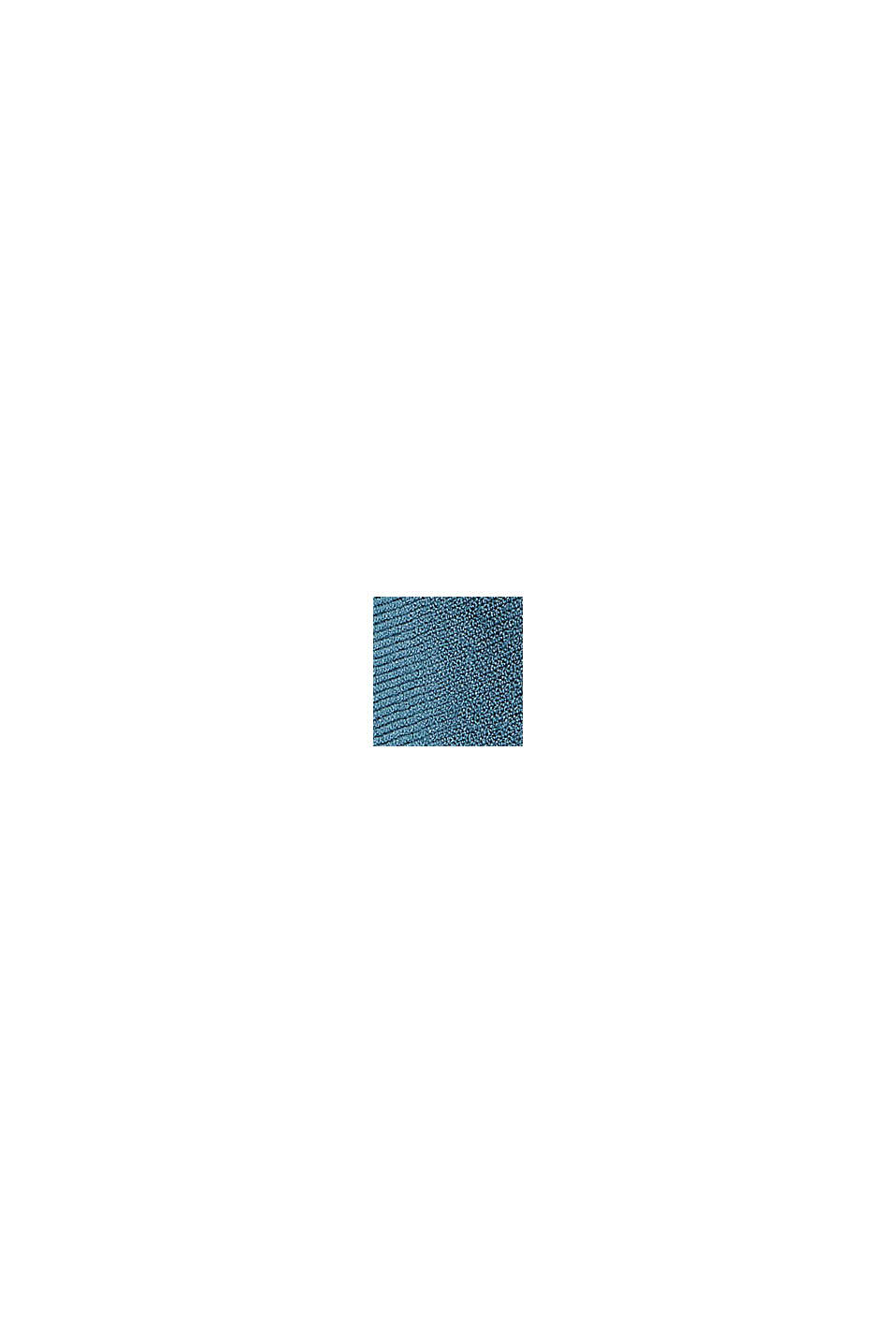 Tröja med fladdermusärm, LENZING™ ECOVERO™, PETROL BLUE, swatch