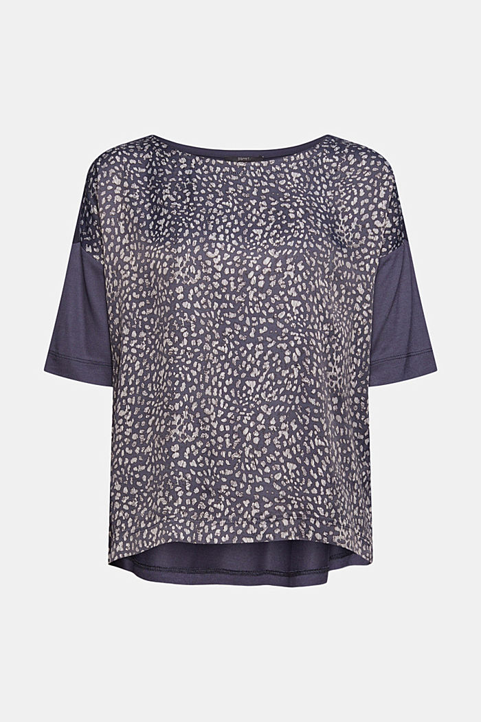 T-shirt met luipaardprint, LENZING™ ECOVERO™