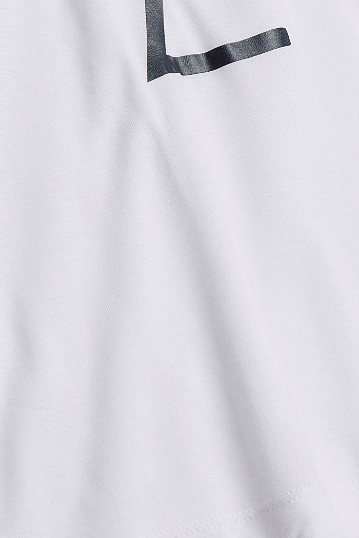 Painettu paita LENZING™ ECOVEROa™, WHITE, detail image number 4