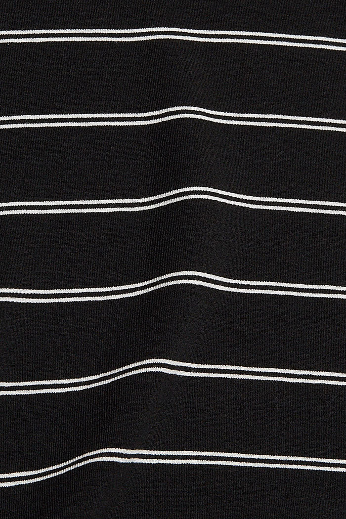 Pitkähihainen, jossa pystykaulus ja raidat, BLACK, detail image number 4