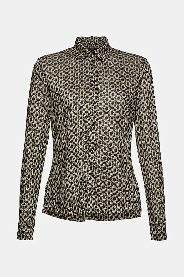 Patterned print blouse made of LENZING™ ECOVERO™