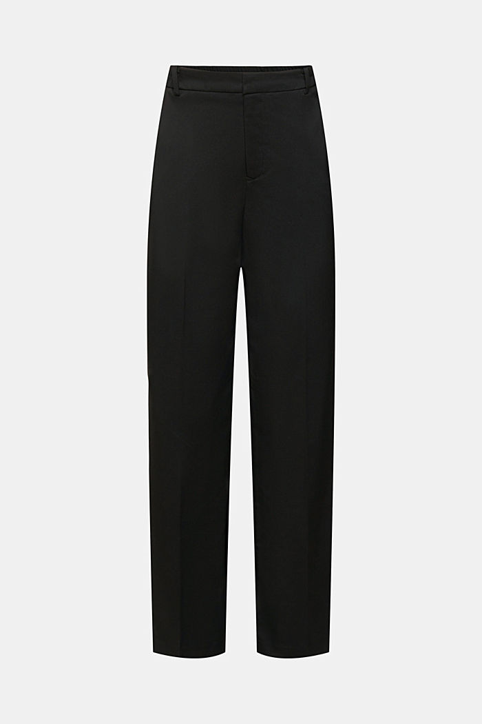 Straight leg trousers, BLACK, detail-asia image number 6