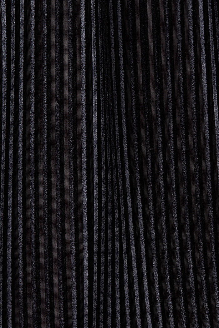 寬鬆條紋慢跑長褲, 黑色, detail-asia image number 6
