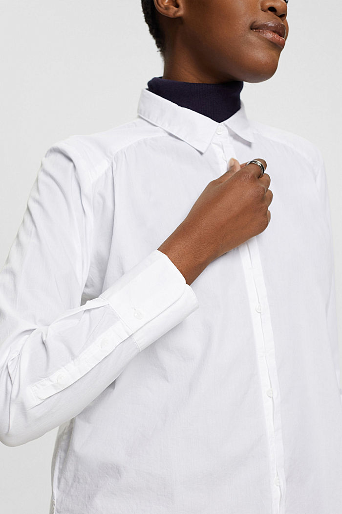 有機棉恤衫式上衣, 白色, detail-asia image number 2