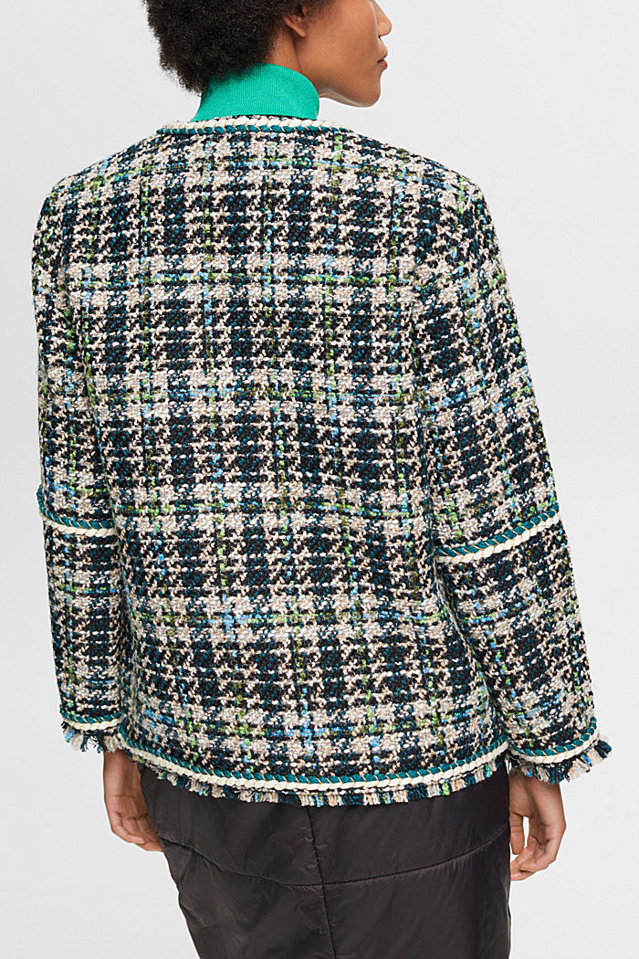 Multi-coloured bouclé jacket, BLACK, detail-asia image number 3